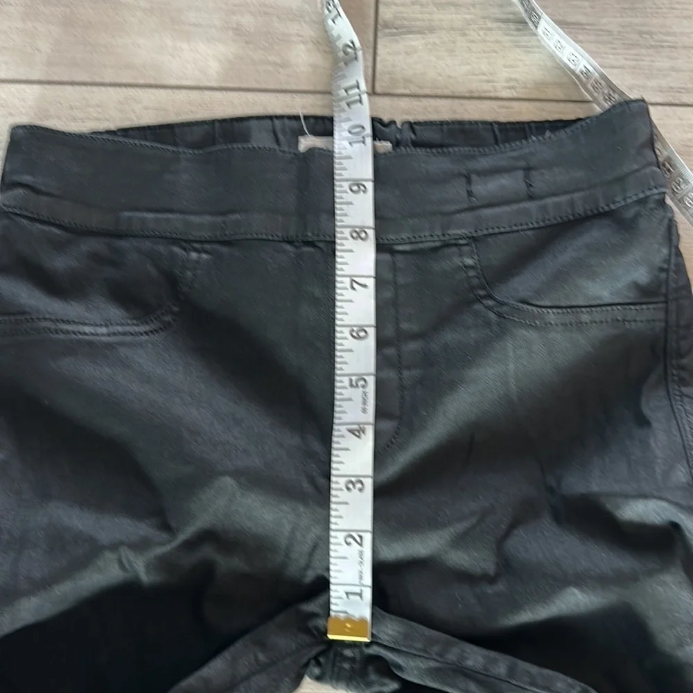 Madewell skinny skinny wax coated pull on jeans size 27